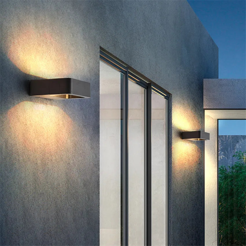 UrbanShield LED Outdoor Wall Light – Waterproof Aluminium Wall Lamp | Modern Garden & Exterior Lighting