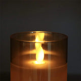 CANDLY 3-Piece Set – Elegant LED Candles with Realistic Flickering Flame Effect