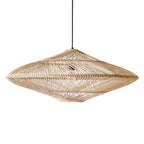 Rattan Pendant Light – Vintage Boho Ceiling Lamp | Natural Scandinavian Interior Lighting