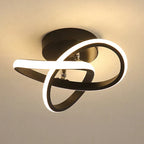 Modern LED Ring Ceiling Light – Dimmable Contemporary Flush Mount Lamp | Smart Ambient Interior Lighting