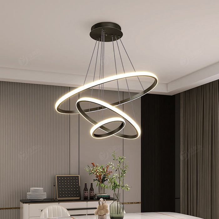 ArishaLight Modern Ceiling Light – Contemporary Ring LED Ceiling Lamp | Stylish Adjustable Ambient Lighting