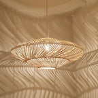 Rattan Pendant Light – Vintage Boho Ceiling Lamp | Natural Scandinavian Interior Lighting