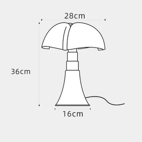 Flower Table Lamp – Adjustable Designer Lighting with Elegant Modern Style