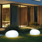 Cobblestone Garden Lamp – Rechargeable LED Outdoor Accent Light with 16 Colours