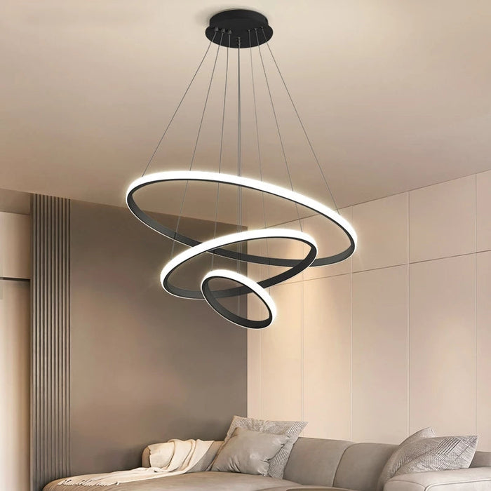 ArishaLight Modern Ceiling Light – Contemporary Ring LED Ceiling Lamp | Stylish Adjustable Ambient Lighting