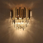 Veloura Glass Wall Light – Modern Luxury Wall Lamp | Elegant Stainless Steel Sconce for Contemporary Interiors