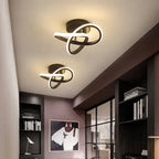 Modern LED Ring Ceiling Light – Dimmable Contemporary Flush Mount Lamp | Smart Ambient Interior Lighting