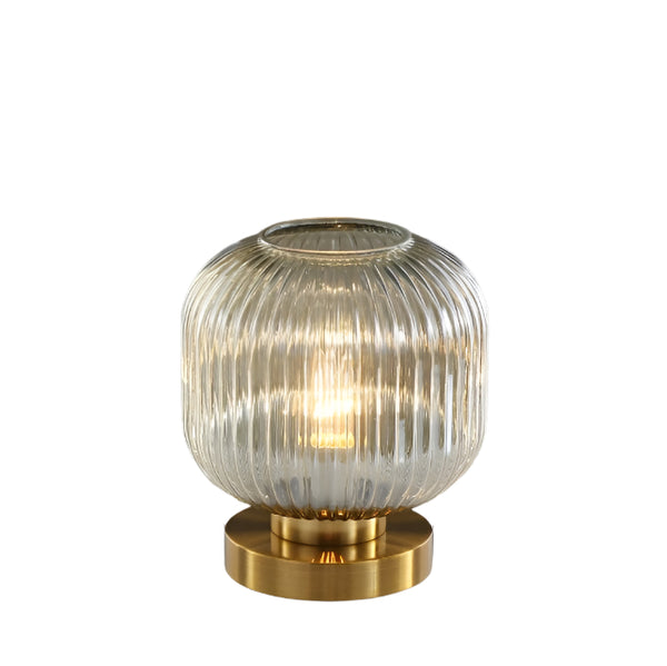AuroraGlass Table Lamp – Modern Glass Accent Light | Scandinavian Designer Lighting for Elegant Interiors