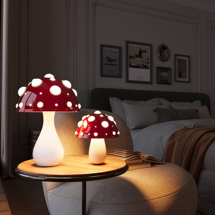 Amanita Table Lamp – Mushroom-Inspired Designer Lamp | Dimmable LED Ambient Lighting