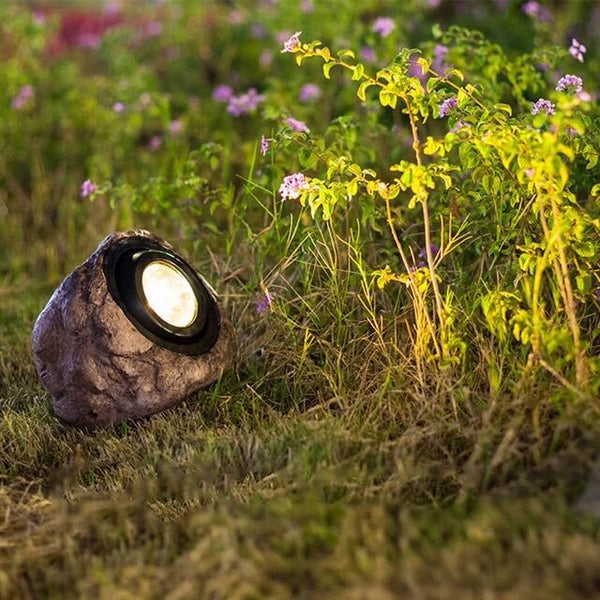 RockyLight – Solar Powered Stone-Shaped Garden Light | IP65 Outdoor Decorative Lighting