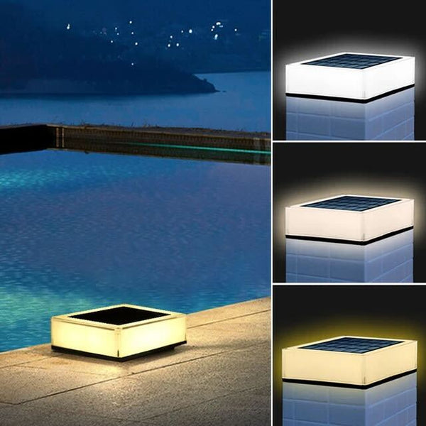 Modern Solar Outdoor Lamp – Flat Out Solar LED Light | IP65 Weather-Resistant Outdoor Lighting