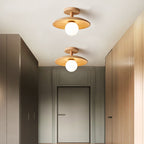 KyotoBeam Ceiling Light – Japanese Wooden Ceiling Lamp | Minimalist Nordic Lighting for Hallways & Living Spaces