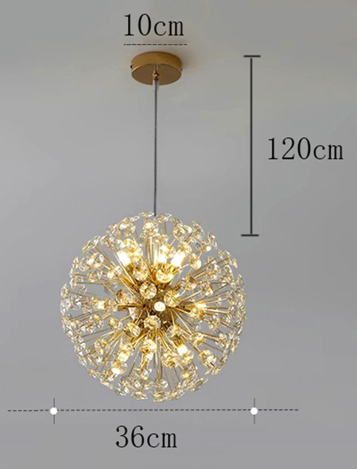 Celestique Crystal Chandelier – Luxury LED Pendant Light | Modern Statement Ceiling Lighting for Elegant Interiors