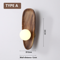 OakAura Wall Light – Natural Wood LED Sconce | Scandinavian Rustic Accent Lighting