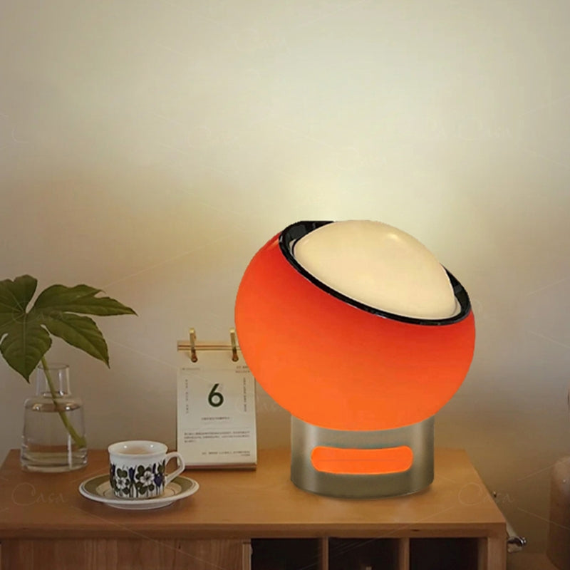 Atelier Opal Table Lamp – Bauhaus Glass Table Light | Minimalist Designer Lighting for Modern Interiors