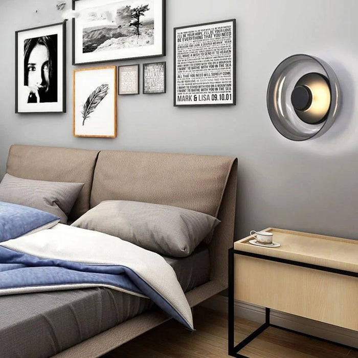 Fjord Glass Wall Light – Scandinavian LED Wall Lamp | Elegant Ambient Lighting | Contemporary Nordic Design