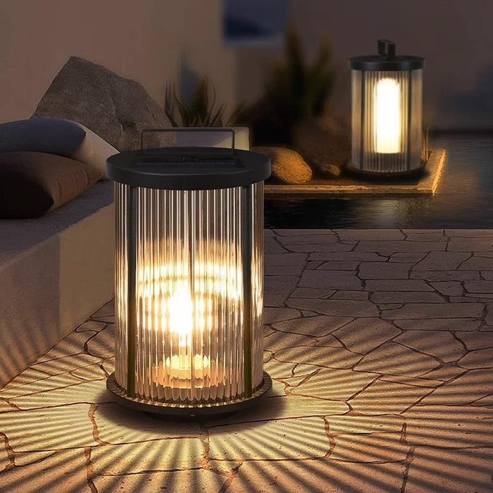 Crystal Glass Outdoor Lamp – Retro-Inspired Outdoor Garden Light | Elegant Exterior Lighting