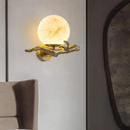 Modern Creative Marble Wall Lamp – Scandinavian Elegance with Artistic Character