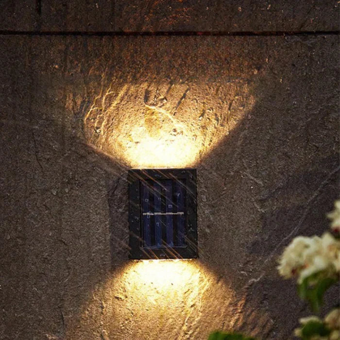 Deluxe Wireless Solar Wall Lights – Outdoor Solar Garden Lighting | IP65 Weatherproof