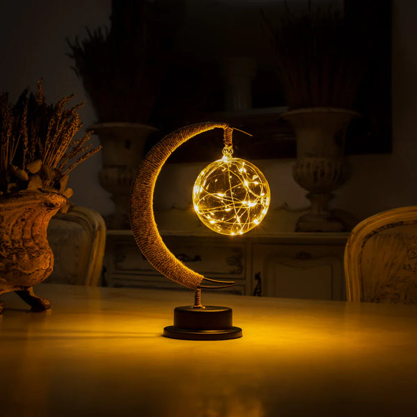 Enchanted Moon Lamp – Celestial Beauty with Magical Ambient Lighting