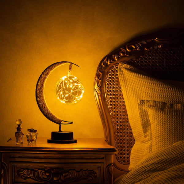 Enchanted Moon Lamp – Celestial Beauty with Magical Ambient Lighting