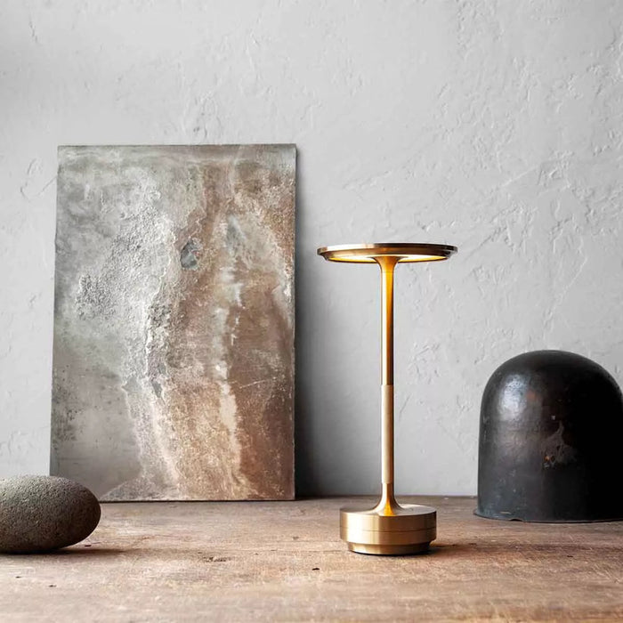 Luminous Elegance Table Lamp – Rechargeable Designer LED Lamp | Cordless Ambient Lighting