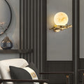 Modern Creative Marble Wall Lamp – Scandinavian Elegance with Artistic Character