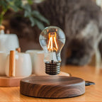 AeroLume Levitating Bulb Lamp – Floating LED Edison Light with Magnetic Suspension | Designer Ambient Lighting