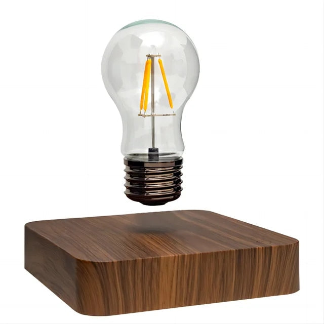 AeroLume Levitating Bulb Lamp – Floating LED Edison Light with Magnetic Suspension | Designer Ambient Lighting
