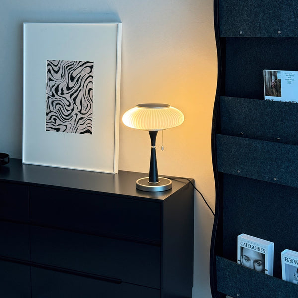 Minimalist Matsutake Table Lamp – Nature-Inspired Design with Organic Elegance