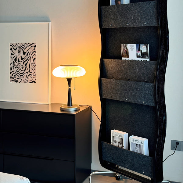 Minimalist Matsutake Table Lamp – Nature-Inspired Design with Organic Elegance