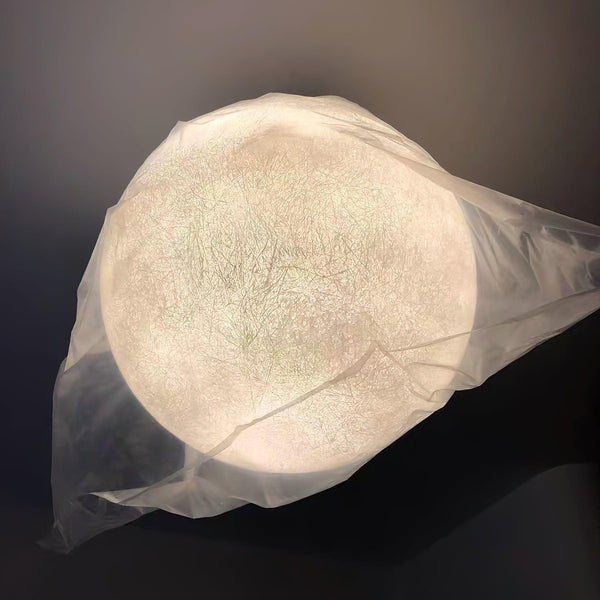 Moon Pendant Light – Modern Moon-Inspired Hanging Lamp | Integrated LED Ambient Lighting