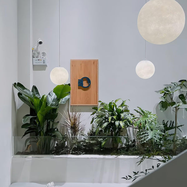 Moon Pendant Light – Modern Moon-Inspired Hanging Lamp | Integrated LED Ambient Lighting