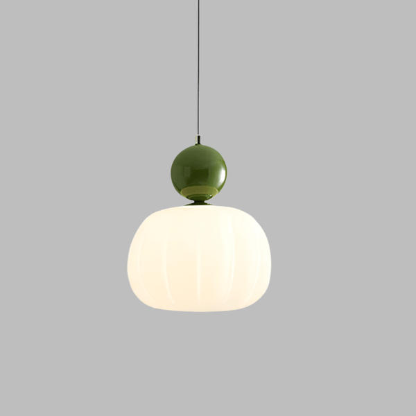 Yedra Pendant Light – Pumpkin-Shaped Designer Hanging Lamp | Soft Ambient Interior Lighting