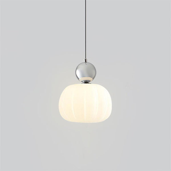 Yedra Pendant Light – Pumpkin-Shaped Designer Hanging Lamp | Soft Ambient Interior Lighting