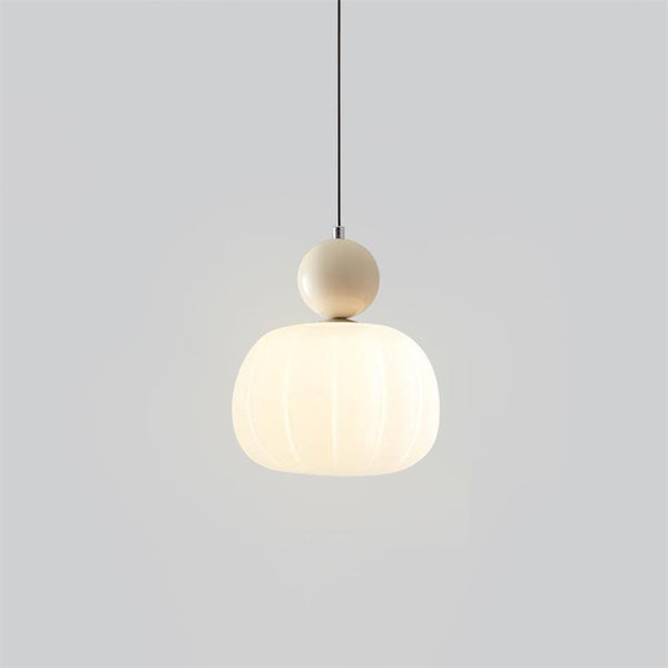 Yedra Pendant Light – Pumpkin-Shaped Designer Hanging Lamp | Soft Ambient Interior Lighting