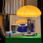 Pilz Bauhaus Table Lamp – Iconic Design with Warm Amber Illumination