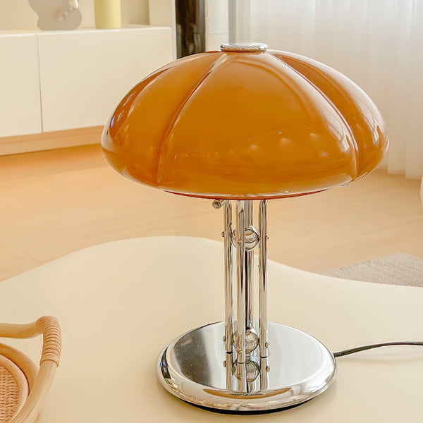 Pilz Bauhaus Table Lamp – Iconic Design with Warm Amber Illumination