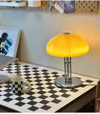Pilz Bauhaus Table Lamp – Iconic Design with Warm Amber Illumination