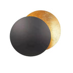 Eclipse Aura Wall Light – Rotating Gold LED Sconce | Luxury Modern Ambient Lighting