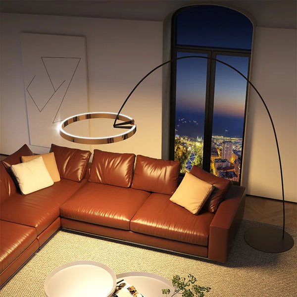 Scandinavian LED Designer Floor Lamp – Modern Statement Lighting with Elegant Minimalism