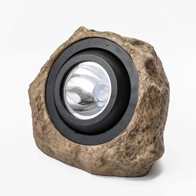 RockyLight – Solar Powered Stone-Shaped Garden Light | IP65 Outdoor Decorative Lighting
