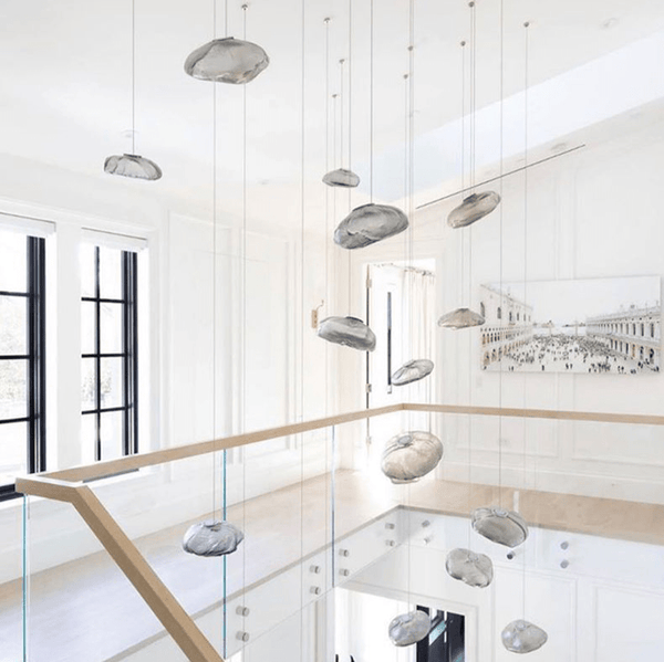 Bubble Glass Pendant Light – Minimalist Sculptural Hanging Lamp | Modern Statement Interior Lighting