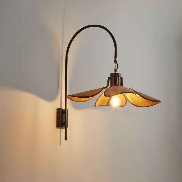 Petalia Bloom Wall Light – Floral Designer Sconce | Luxury Organic Accent Lighting