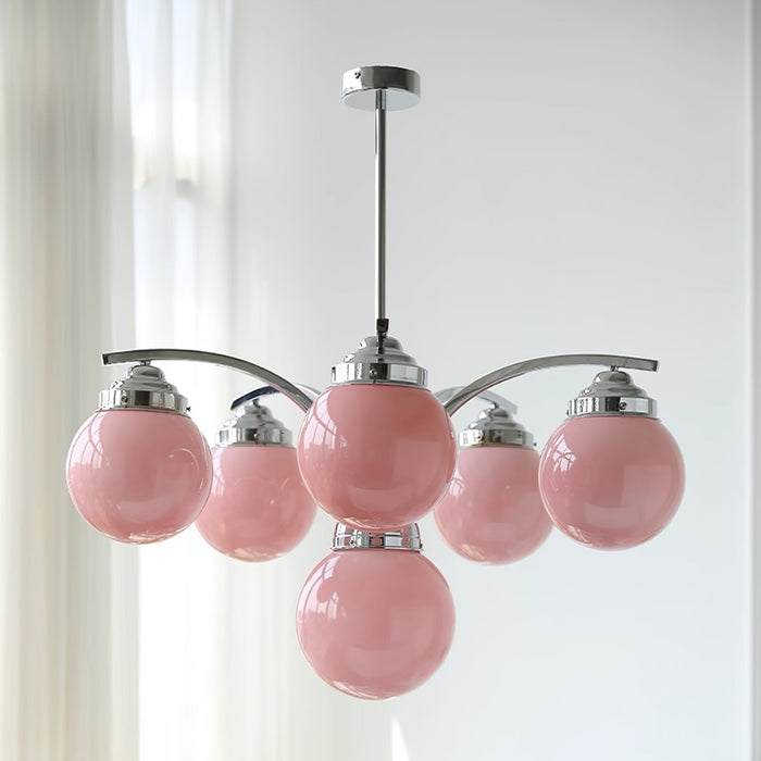 Salamanca Glass Chandelier – Retro Luxury Ceiling Light | Elegant Vintage Interior Lighting