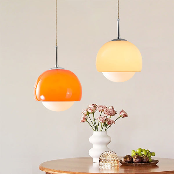Bauhaus Glass Pendant Light – Scandinavian Artistic Hanging Lamp | Modern Designer Ceiling Lighting