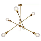 Luccero Sputnik Chandelier – Mid-Century Modern Ceiling Light | Industrial Designer Pendant for Contemporary Interiors