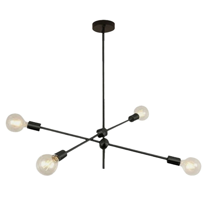 Luccero Sputnik Chandelier – Mid-Century Modern Ceiling Light | Industrial Designer Pendant for Contemporary Interiors