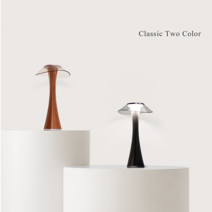 LumiCrystal Rechargeable Table Lamp – Cordless Dimmable LED Light | Crystal-Inspired Ambient Lighting