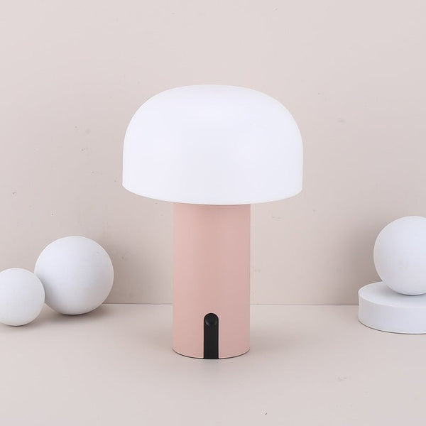 Lunova Mushroom Table Lamp – Rechargeable Ambient Lighting | Modern European Design